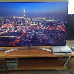 Kundenprojekt: TV-Board aus zwei Lärchenbohlen!